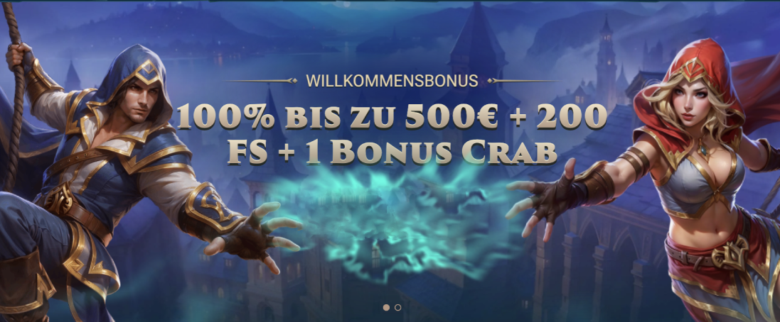 Slotuna Casino Willkommensbanner